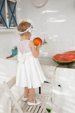 Χειροποίητο βαπτιστικό φόρεμα Bambolino Kalliopi 1319