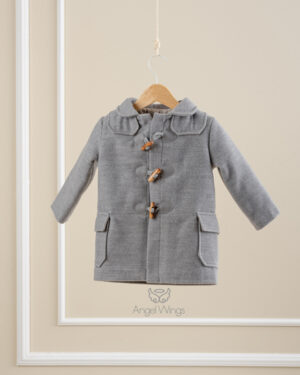 Παλτό Montgomery Wool Μπλέ/Γκρι Angel wings