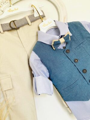 Βαπτιστικό κοστουμάκι Vinatge soul 028122Α