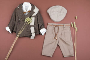 Βαπτιστικό χειμερινό κοστουμάκι Bambolino Agamemnon 1508