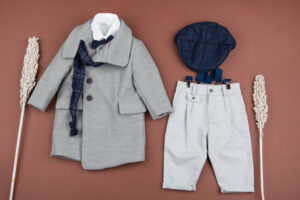 Βαπτιστικό χειμερινό κοστουμάκι Bambolino Alkinoos 1509