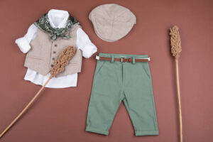 Βαπτιστικό χειμερινό κοστουμάκι Bambolino Platonas 1516