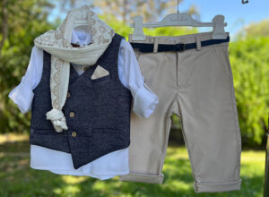 Βαπτιστικό κοστουμάκι Bambolino Kosmas 1785