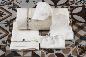 Λαδόπανα lina baby για αγόρι με πλεκτή τρέσα Πρόσκοπος/1363