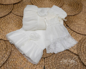 Βαμβακερά λαδόπανα με πουά μουσελίνα baby doll 1480