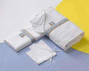 Χειροποίητα βαμβακερά λαδόπανα lina baby Αδάμ/1554