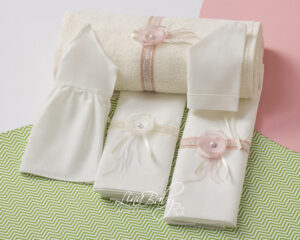 Βαμβακερά λαδόπανα για κορίτσι lina baby Έρικα/1567