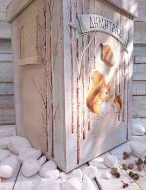 Σετ βάπτισης με θέμα ζωάκια του δάσους