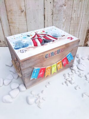 Σετ βάπτισης για αγόρι με θέμα το τσίρκο