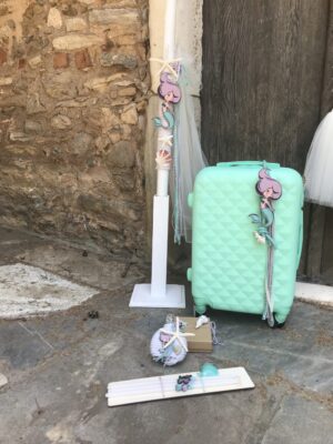 Σετ βάπτισης με θέμα την γοργόνα