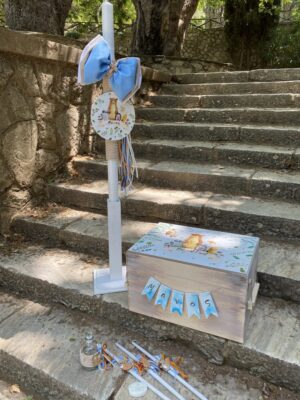 Σετ βάπτισης με θέμα ζωάκια του δάσους