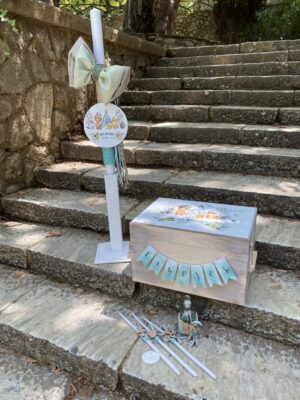 Σετ βάπτισης με θέμα boho ζωάκια του δάσους