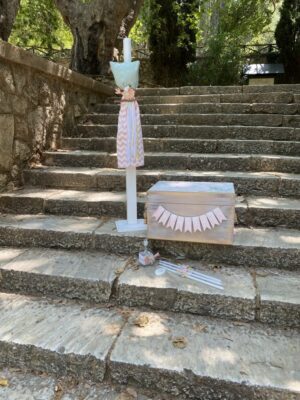 Σετ βάπτισης με θέμα το πουλάκι