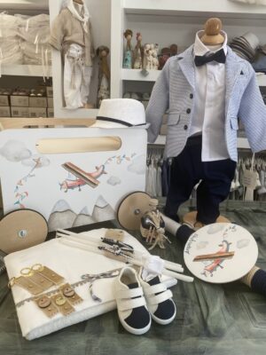 Ολοκληρωμένο βαπτιστικό πακέτο με θέμα αεροπλανάκι