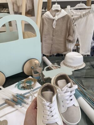 Ολοκληρωμένο βαπτιστικό πακέτο με θέμα αμαξάκι