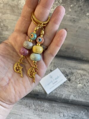 Χειροποίητο μαρτυρικό μπρελόκ για κορίτσι με θέμα νεράιδα