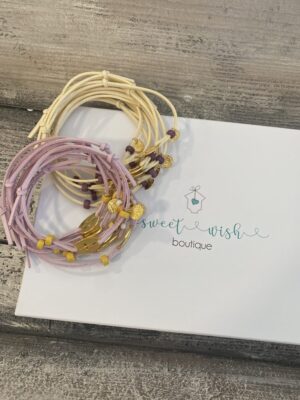 Χειροποίητο μαρτυρικό βάπτισης βραχιολάκι σουετ