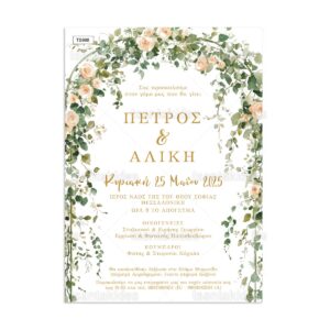 Προσκλητήριο γάμου με Wedding Arc