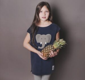 Φόρεμα με ελεφαντάκι 100% οργανικό βαμβάκι by WWF