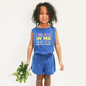 Σαλοπέτα σε μπλέ χρώμα από την KEEN organic