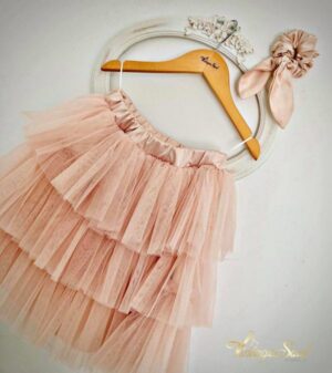 Tulle φούστα σε σομόν χρώμα