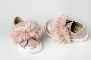 Sneaker  περπατήματος everkid από  dusty pink  δέρμα K395P