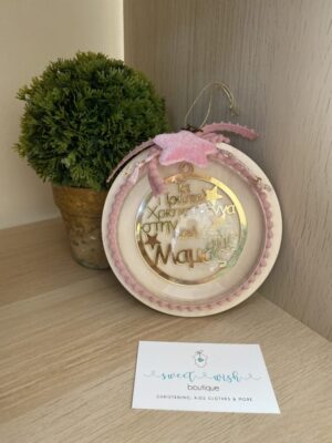 Χειροποίητο γούρι Τα πρώτα Χριστούγεννα στην κοιλιά της μαμάς