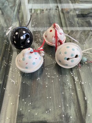 Χειροποίητο κεραμικό γούρι κουδουνάκι