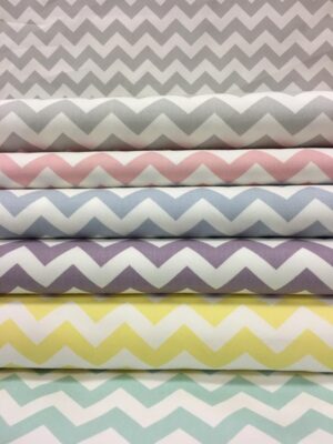 Πουγκί για μπομπονιέρα chevron βαμβακερό ύφασμα