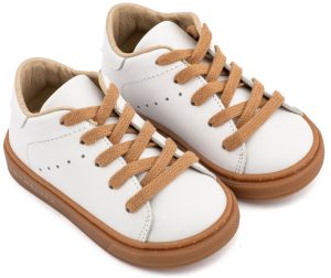 Δετό Δερμάτινο Sneaker BW 4312 Λευκό Babywalker