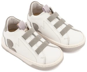 Sneaker Παντοφλέ με Λαστιχάκια EXC8005 Λευκό Γκρι Babywalker