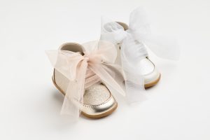 Μποτάκι σε off white γκλιτερ & χρυσό K634A K634X everkid